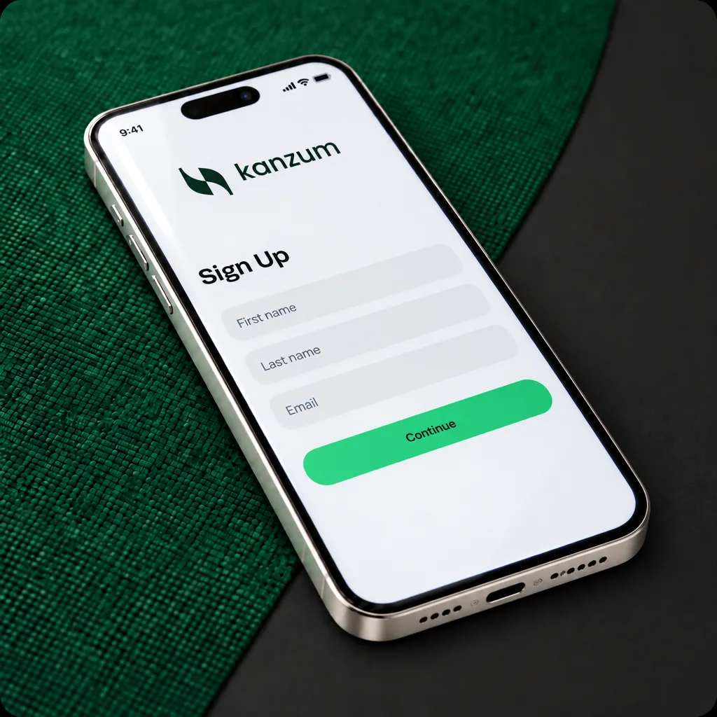 Kanzum application on a phone
